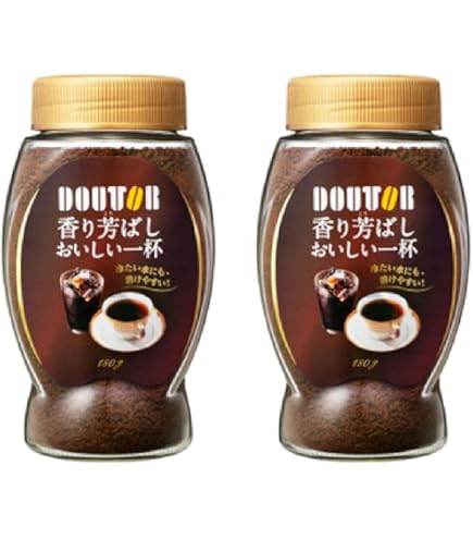 Amazon.co.jp: ドトールコーヒー 香り芳ばし おいしい一杯 180g瓶×12本